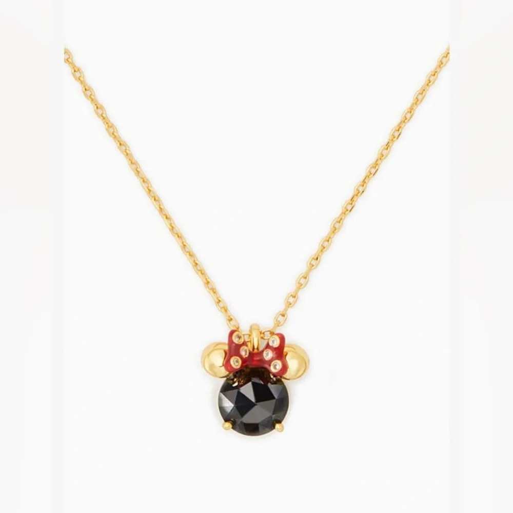 NWT Kate Spade x Disney New York Minnie Pendant Necklace